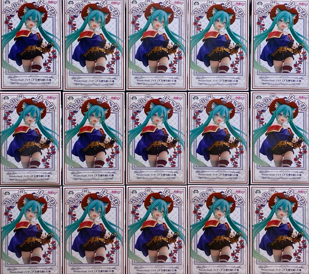 初音ミク wonderland 長靴を履いた猫　15個セット