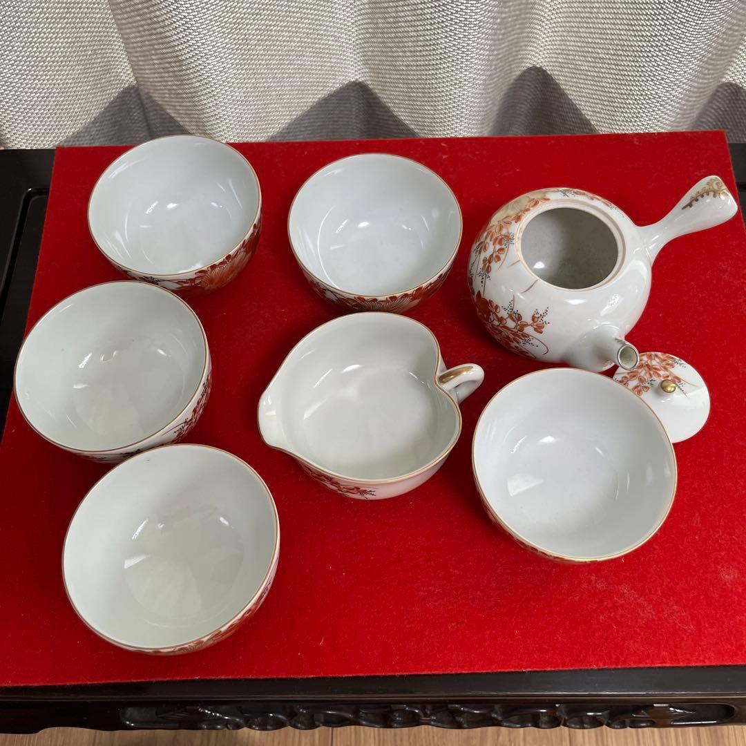 骨董　加賀九谷焼きの茶器セット