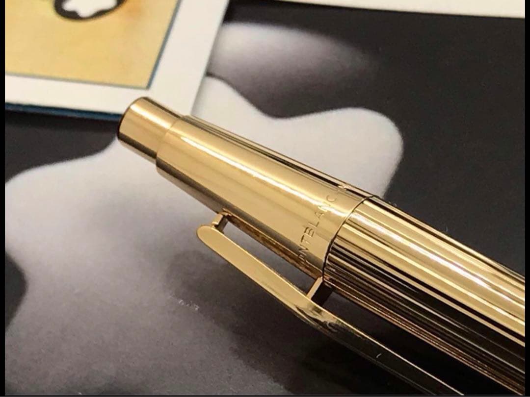 ⭐️金運を呼ぶ総金張り⭐️モンブラン⭐️ノブレスNo1947⭐️世界中で支持の高い逸品⭐️