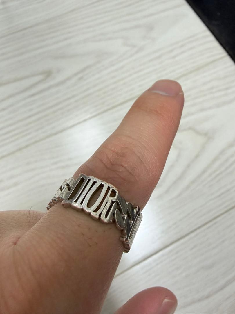 最終値下げ　Dior 2020 ステューシーコラボ シルバーリング サイズM