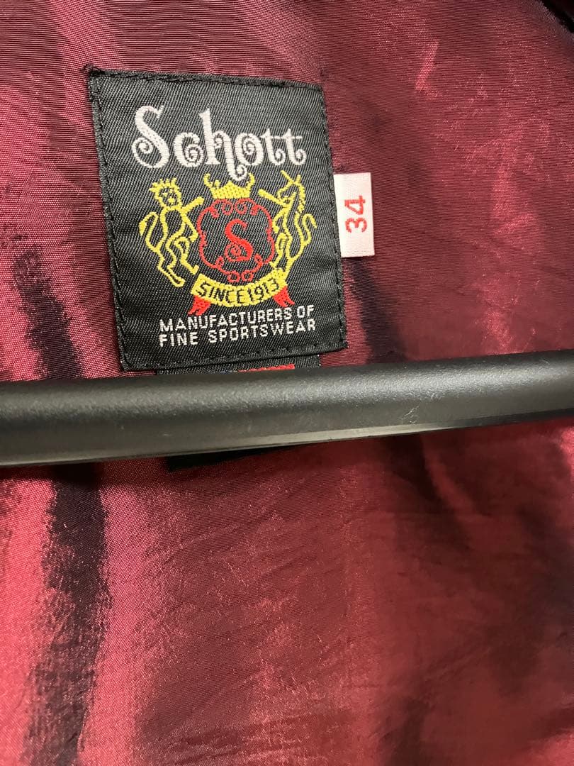 schott 641xx ライダースジャケット 34