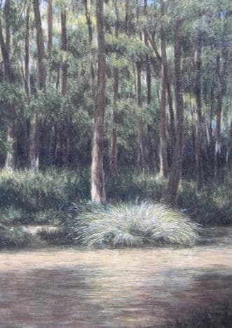 山本貞、【里山初夏】、希少な額装用画集より、新品額装付