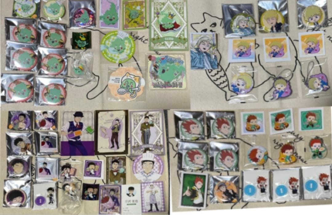 【最終価格】モブサイコ100III グッズまとめ売り エクボ テル 芹沢 ショウ