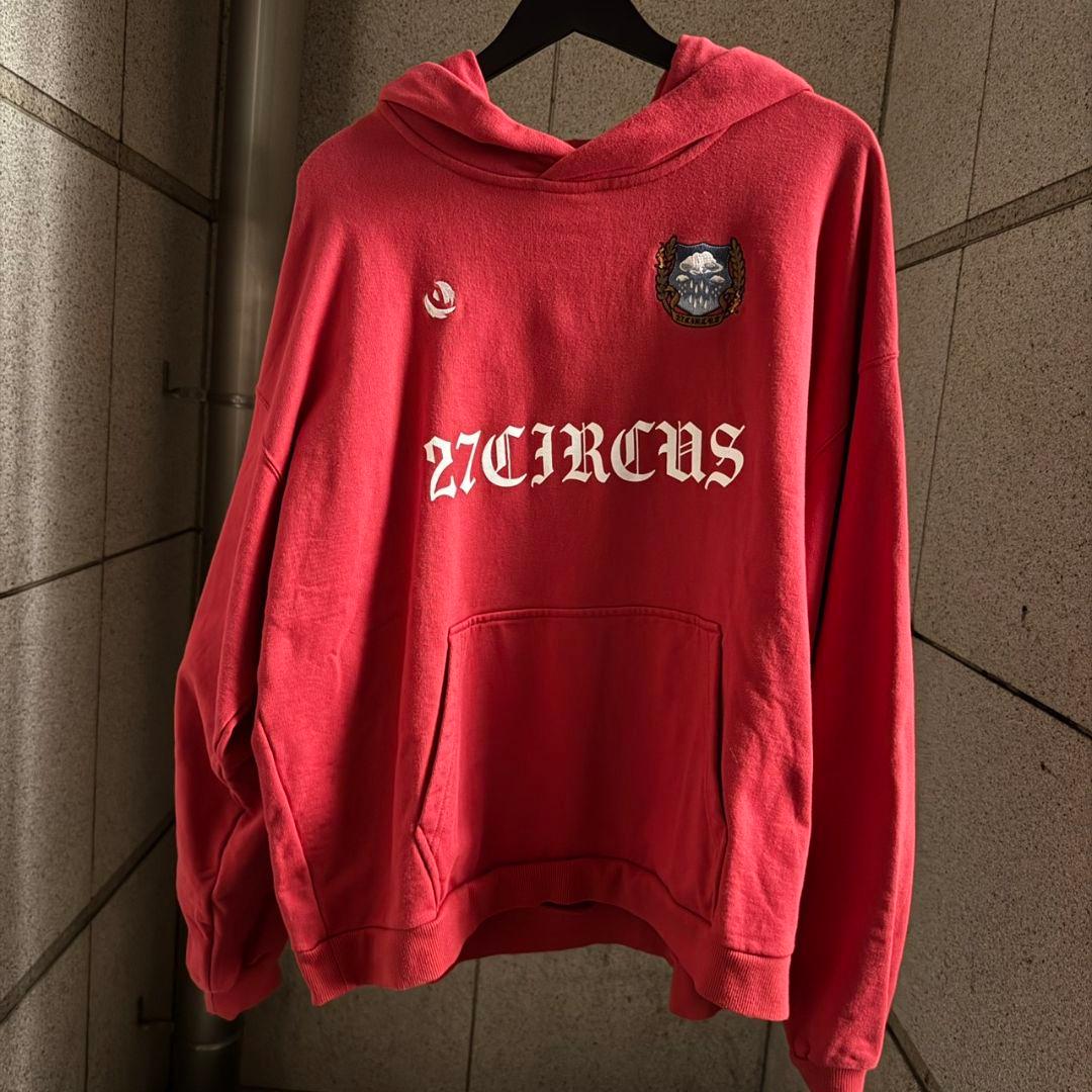 CIRCUSパーカー 赤 平本蓮着用 AMNJK