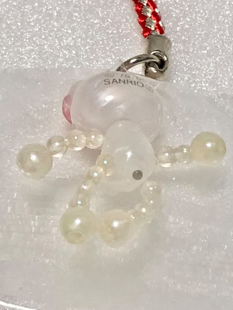 ハローキティ Hello Kitty 棒バージョン 根付ストラップ