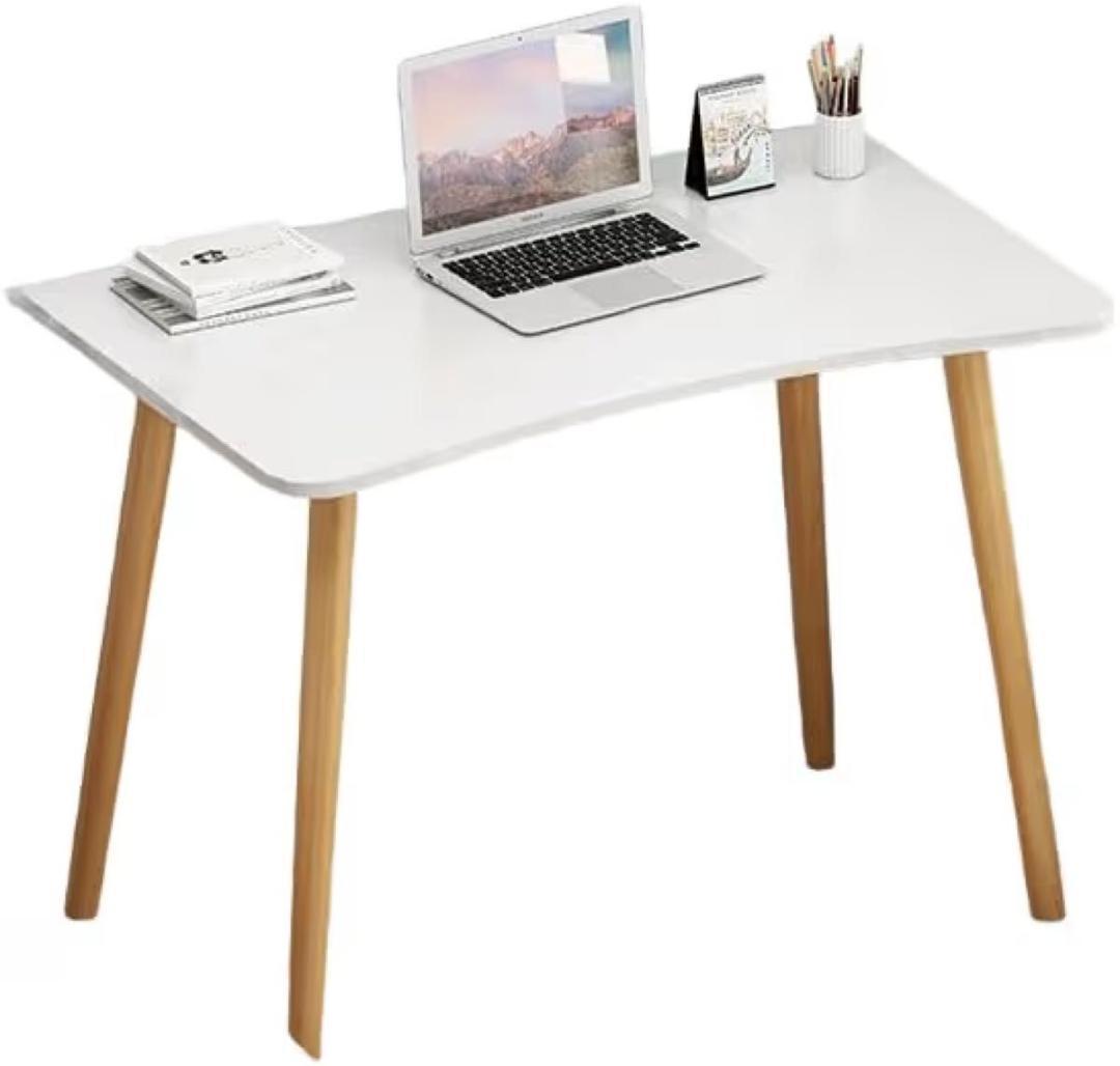 新生活応援⭐パソコンデスク 勉強机 ホワイト 60cmX40cmX72cm 組立