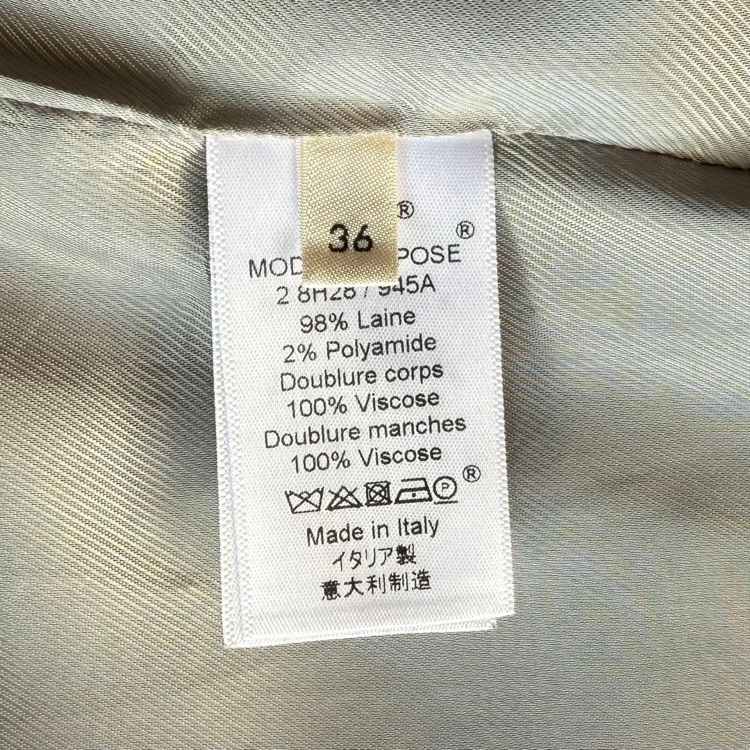 つばさ様 セリーヌ CELINE クロンビーコート グレー 36