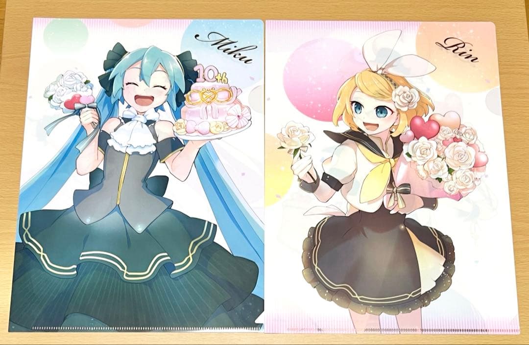 巡音ルカ 10th クリアファイル 4枚セット 春アキ 初音ミク