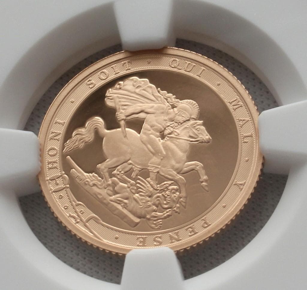 2017年イギリス 近代ソブリン発行200周年記念ソブリン NGC PF70UC