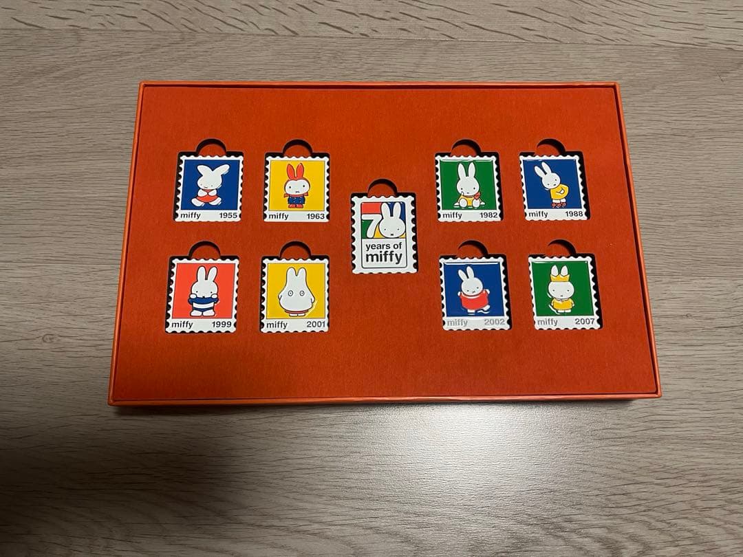 【中国限定】上海ミッフィー 70周年カフェ 切手風マグネットセット