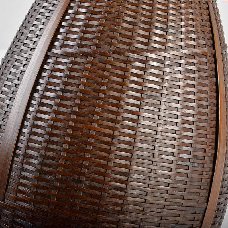 伝統工芸士　森上仁作　竹製　豊後篭　掛花篭　花生　共箱　M　R5402