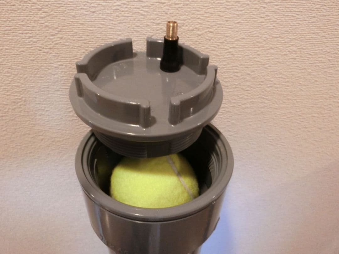 6本セット(計96球収納) テニスボール圧力保持器「ボール元気君」