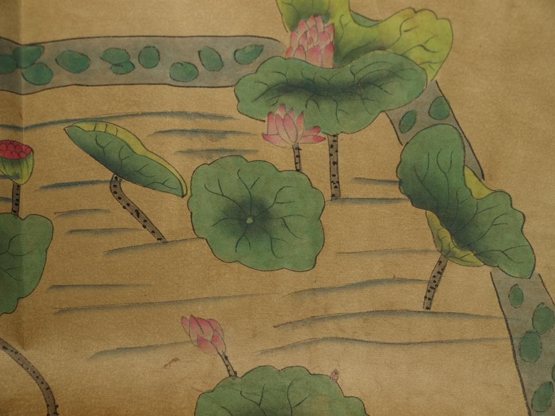 中国美术品 清時代の絵　　掛け軸激安骨董品 BD093A12-4