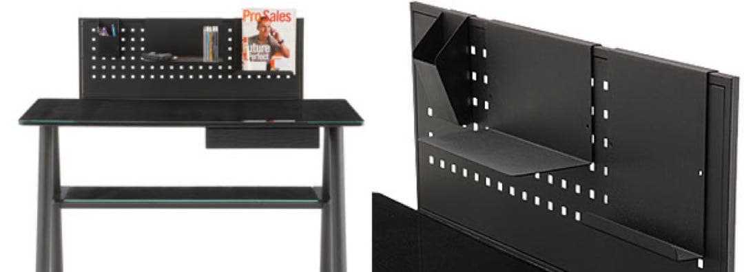 Argano デスク専用　バックパネル　AZK-BP-859BK 黒　ブラック