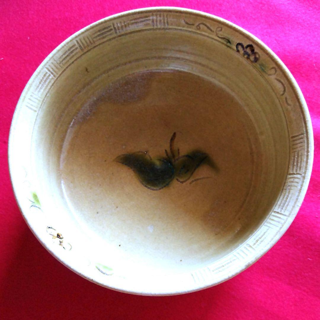 茶道具　加藤光右衛門　黄瀬戸　菓子鉢　口径20センチ　高さ8センチ　お茶会