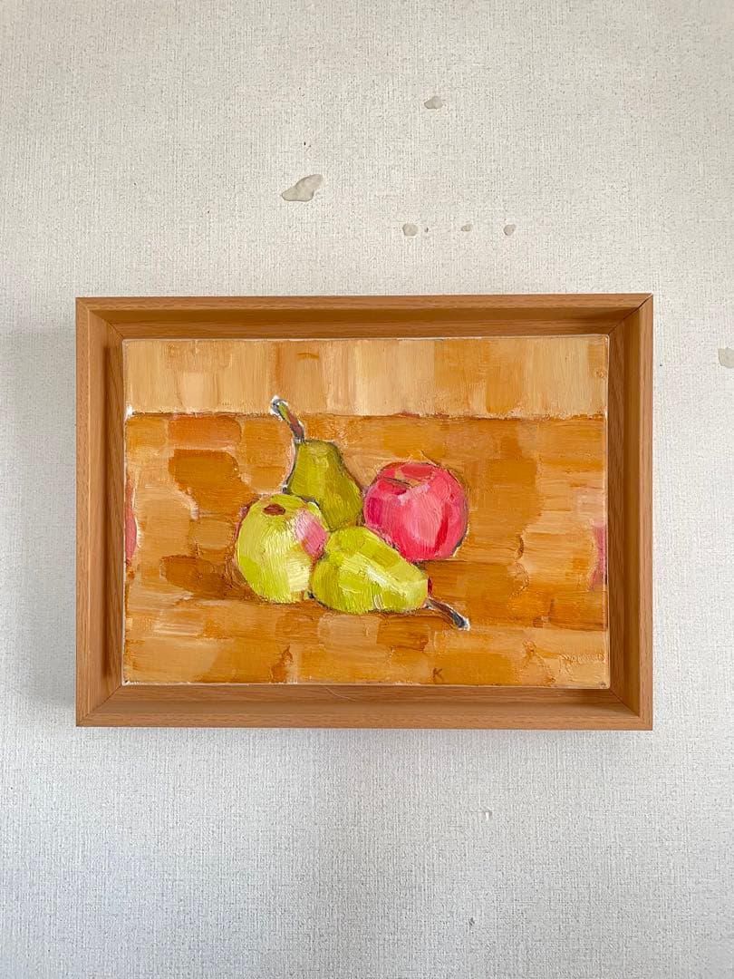 【ブリ】りんご 静物画