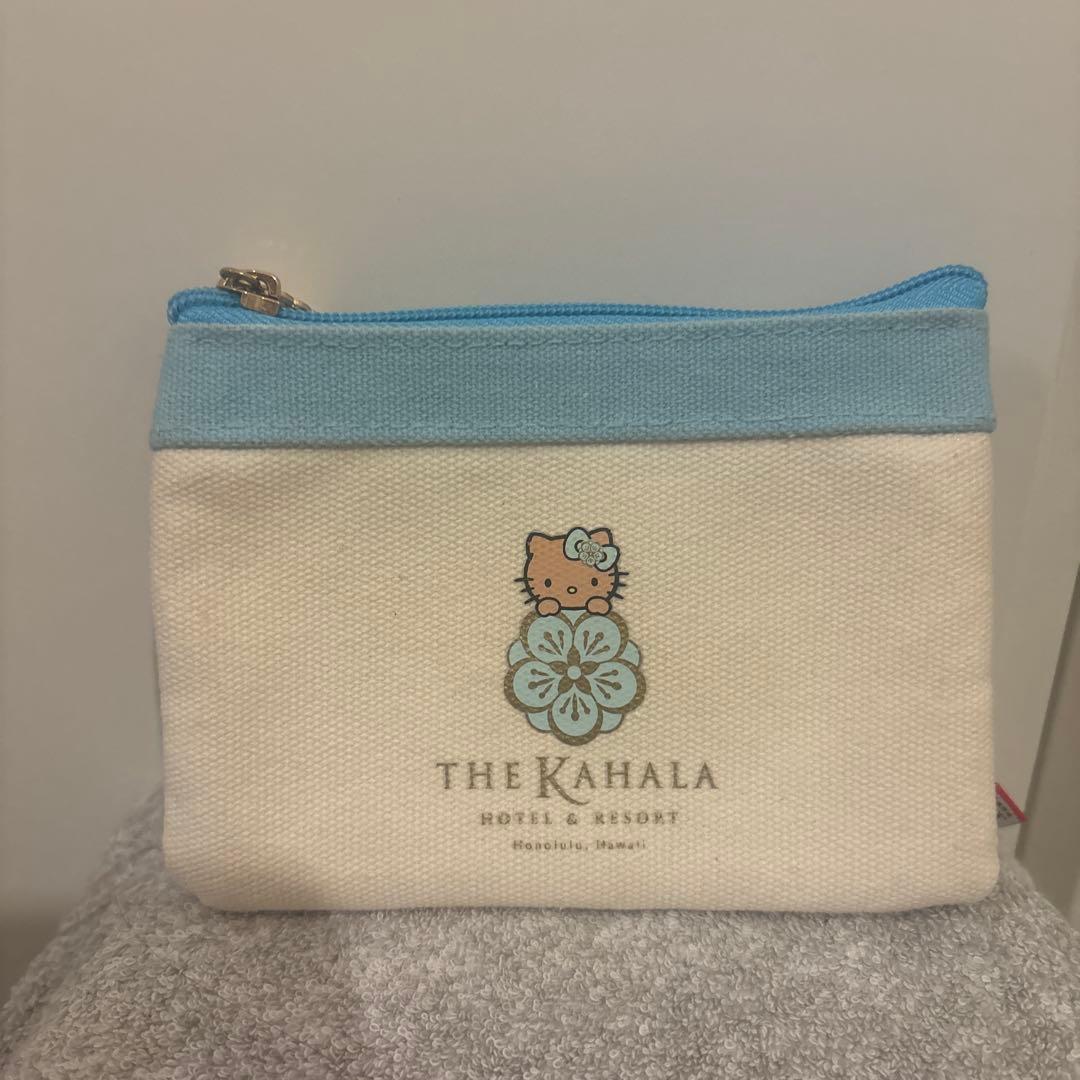 カハラホテル　カハラキティ　日焼けキティちゃんぬいぐるみ　ポーチ