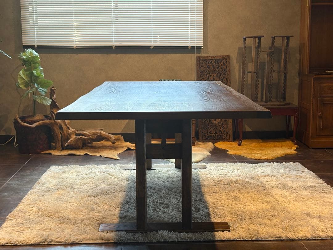 希少　アンティーク　ヴィンテージ　無垢材　木製テーブル　ウッドテーブル　NZ