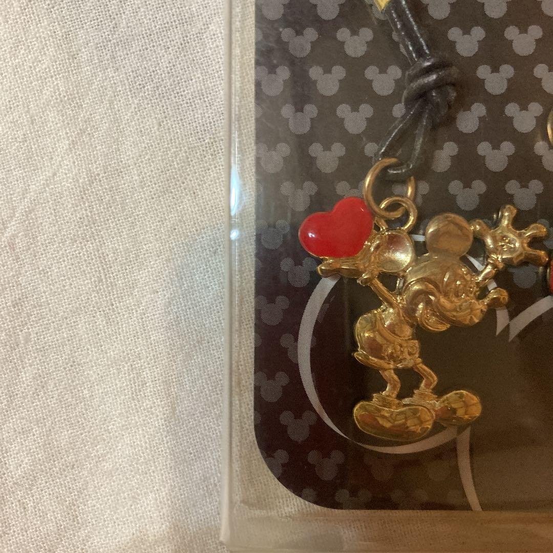 ミッキー　ミニー　ペア　ストラップ　新品未使用　ディズニーストアエクスクラッシブ