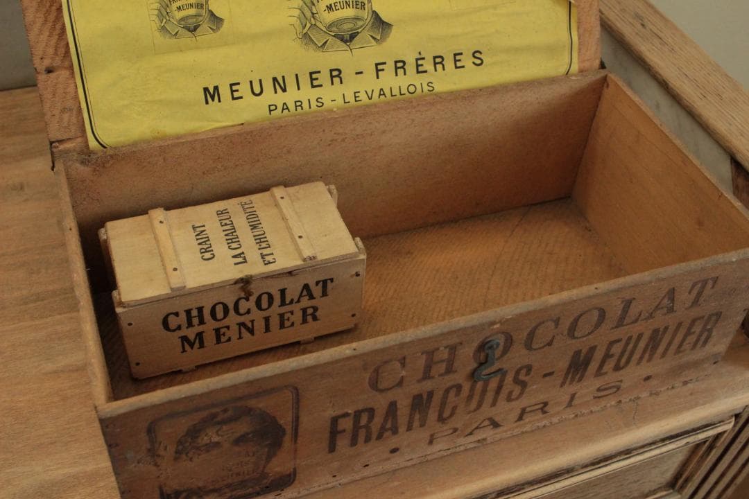 再入荷！美品ショコラティエ『ショコラムニエ』の木箱/ドール・アンティーク