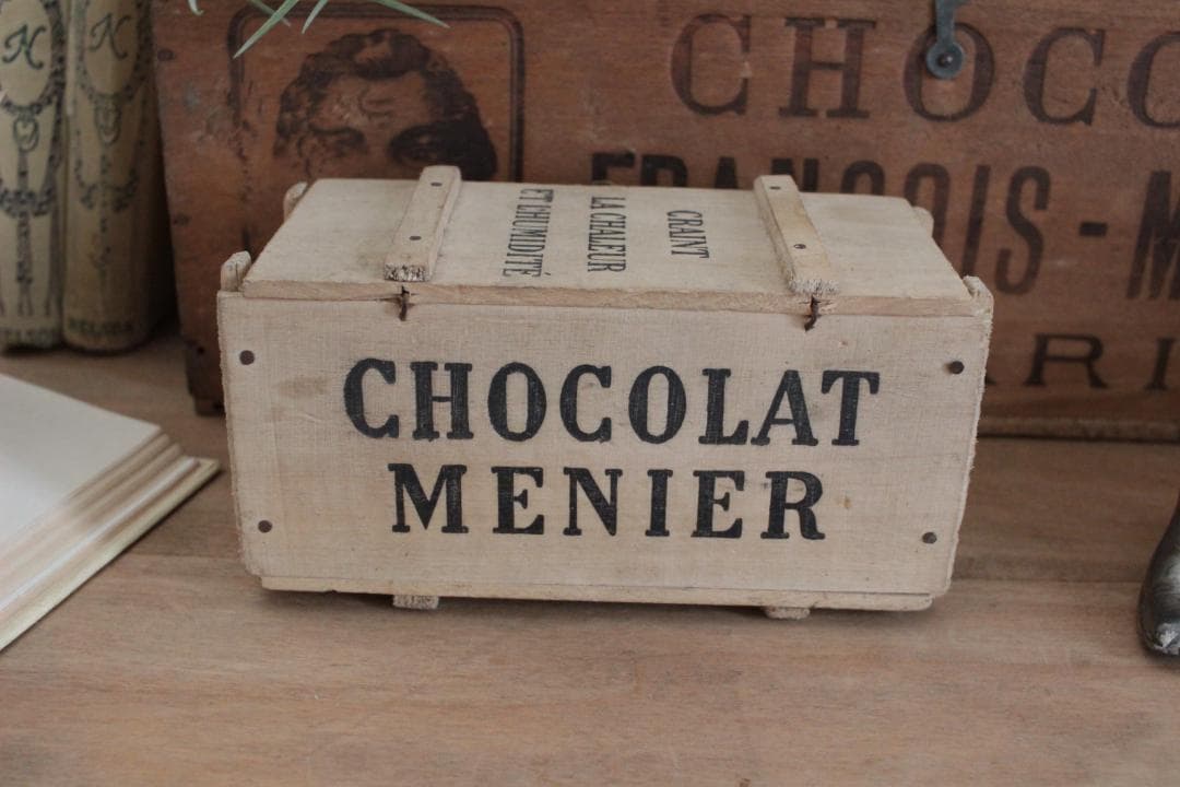 再入荷！美品ショコラティエ『ショコラムニエ』の木箱/ドール・アンティーク