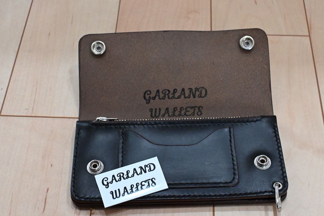 garland wallets クロムエクセルレザー　トラッカーウォレット