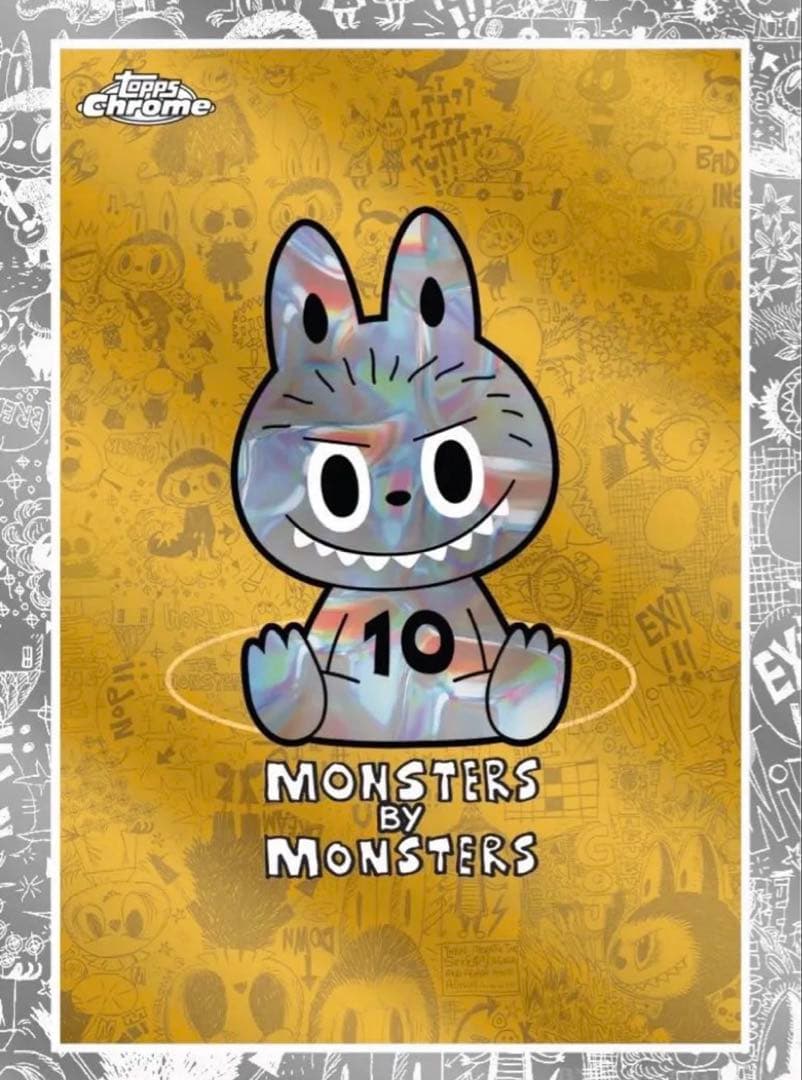 2025 Topps Chrome Labubu 1box 7Л 品・未開封