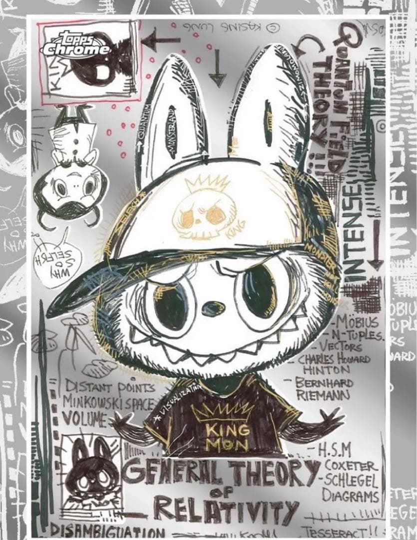 2025 Topps Chrome Labubu 1box 7Л 品・未開封