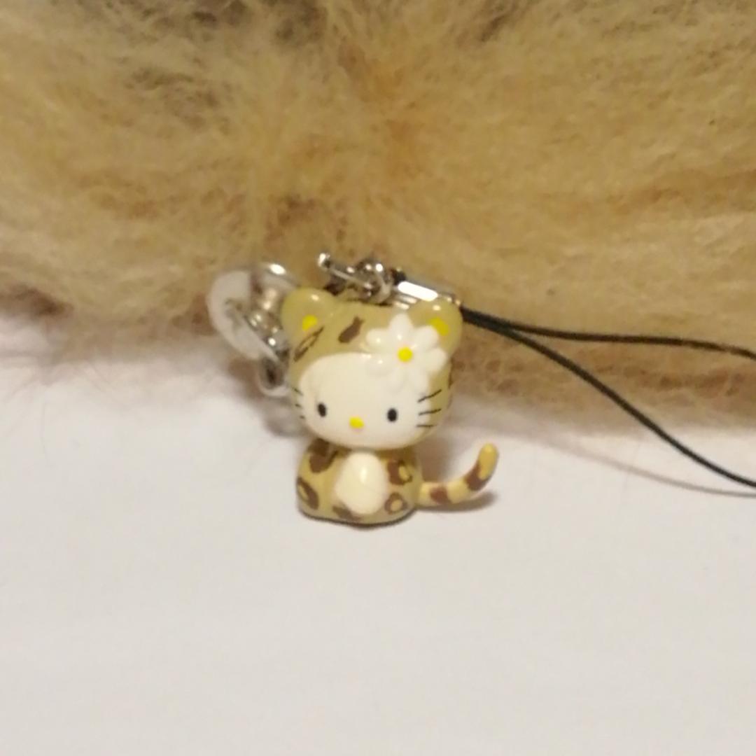 ハローキティ ヒョウ柄 ストラップ　2004年　Ayuバージョン