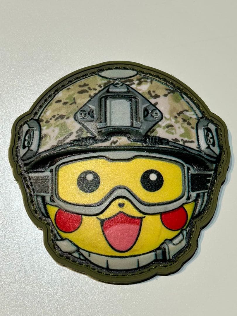 ピカチュウ ヘルメットデザイン パッチ