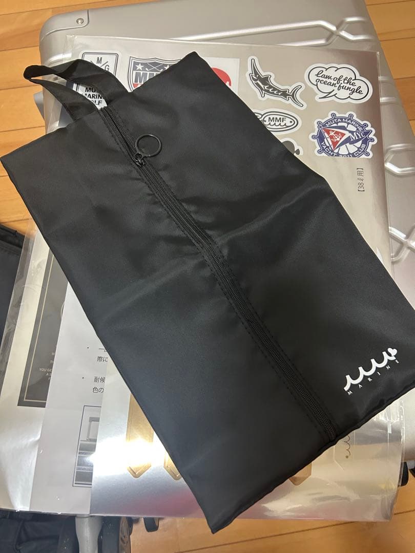 ムータマリン スーツケース アルミニウム60L トラベルポーチ8点セット付き