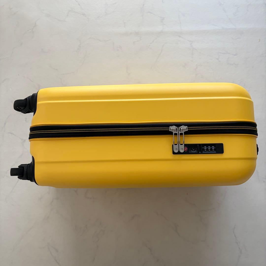 軽量1.8kg✨SUNCO 機内持込 スーツケース 35L LCC対応 イエロー