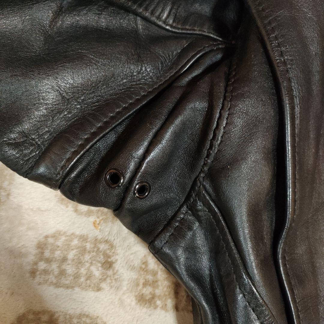 人気定番　Schott　立ち襟シングルライダースジャケット　641 　３６