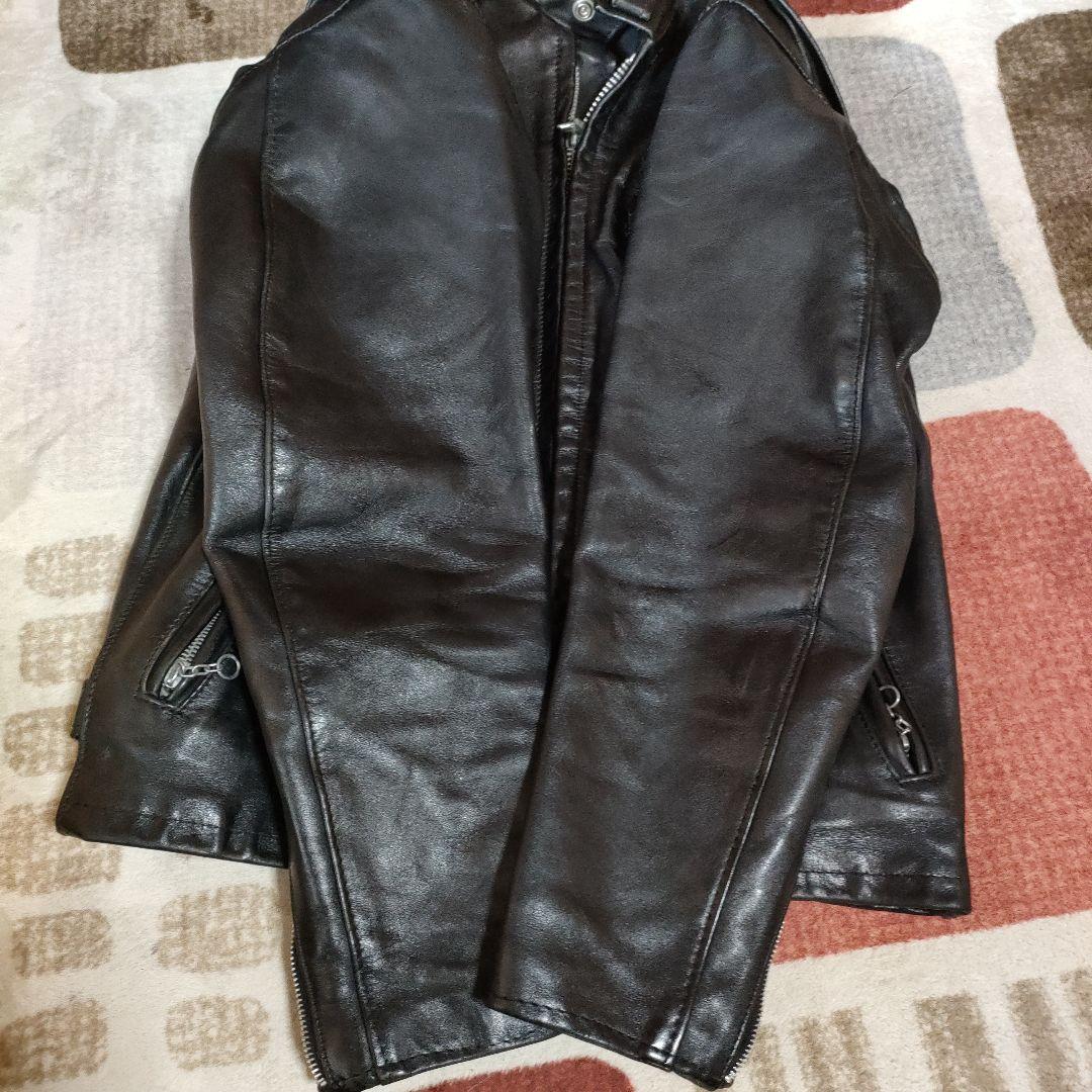 人気定番　Schott　立ち襟シングルライダースジャケット　641 　３６