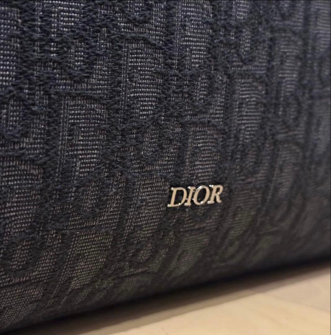 Dior サファリ トートバッグ ロゴ 正規品 ブラック オブリーク