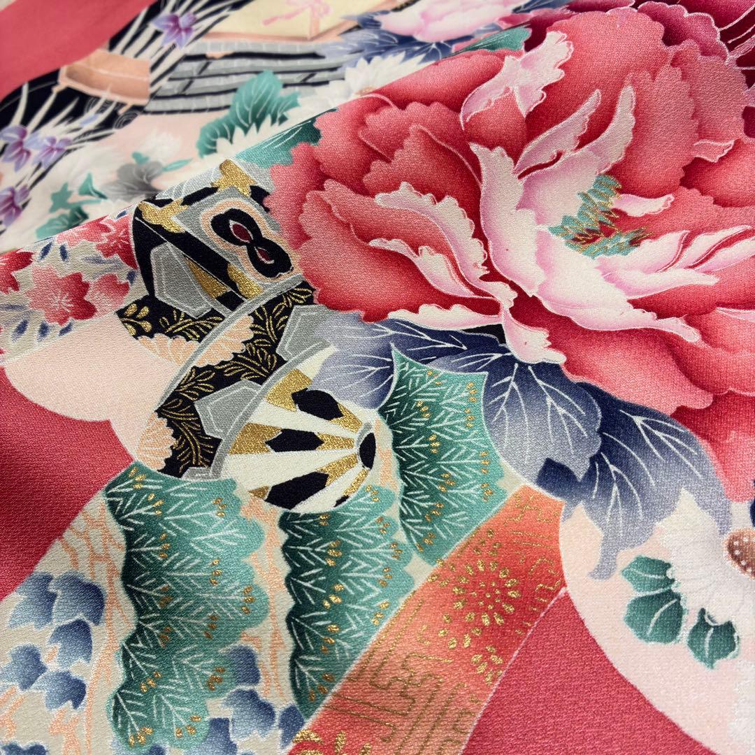 〖ミ様〗【振袖フルセット】+着付小物セット 束ね熨斗 豪華古典柄 7点セット