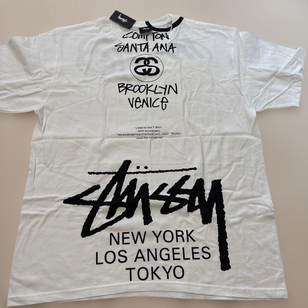 【新品未使用】Stussy 40周年記念 Tシャツ ホワイト L