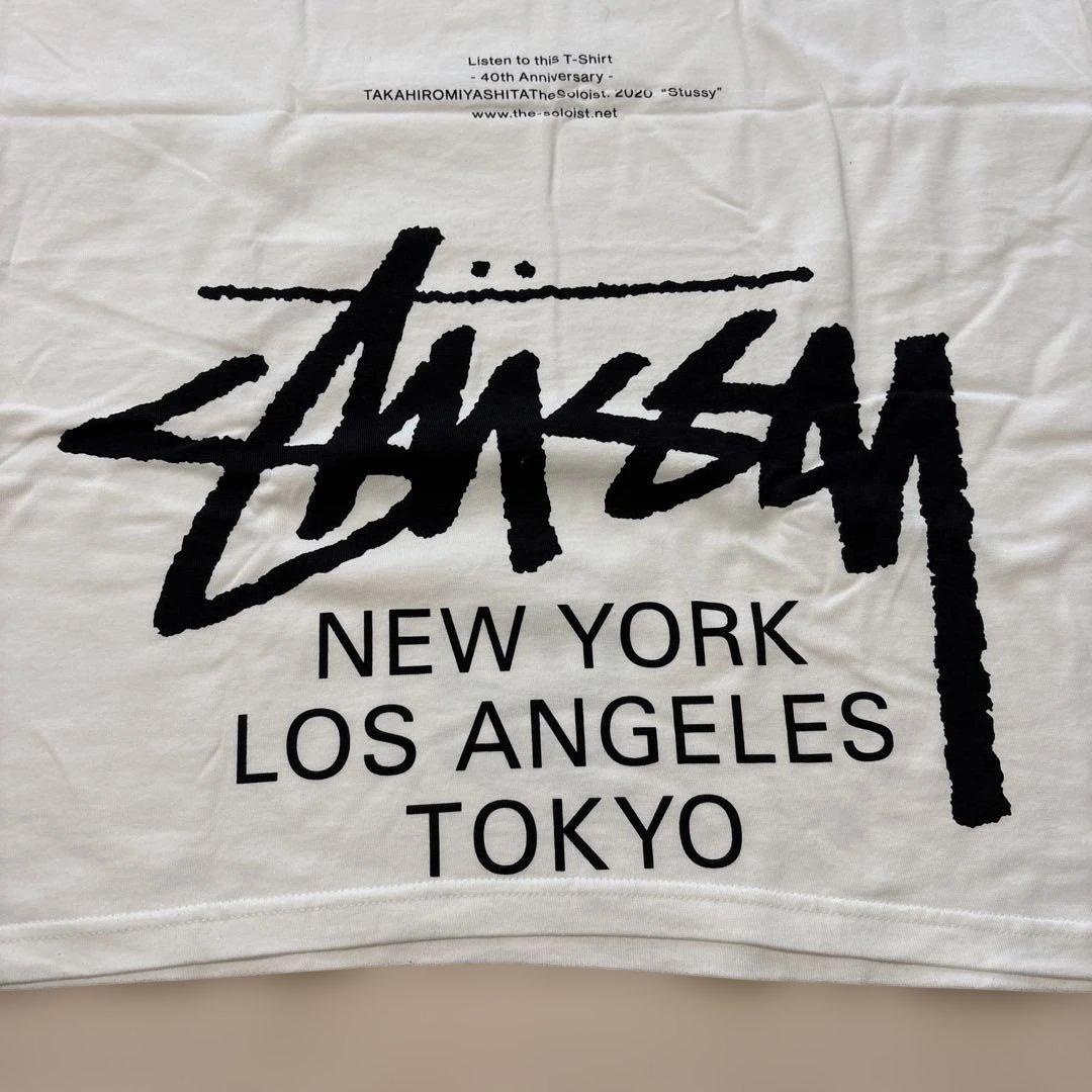 【新品未使用】Stussy 40周年記念 Tシャツ ホワイト L