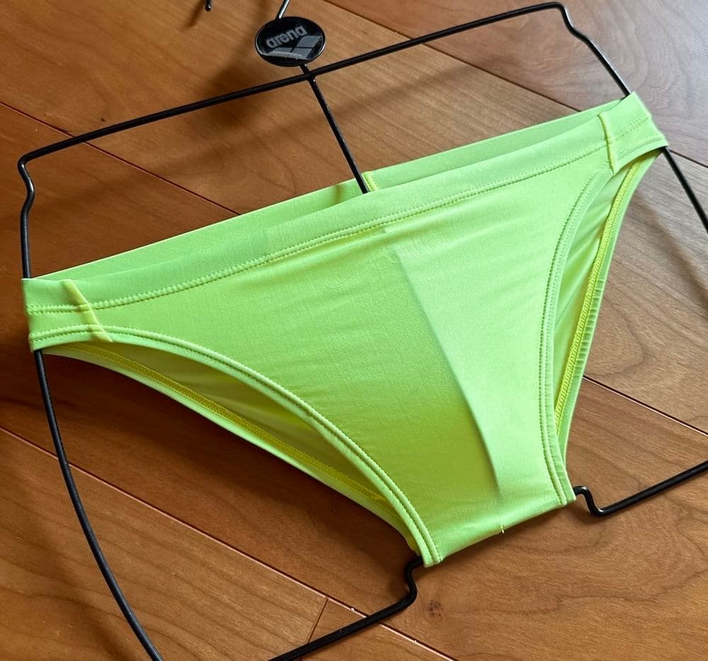 【美品】asics ハイドロCD 蛍光イエロー S ウォーターボーイズ 競パン