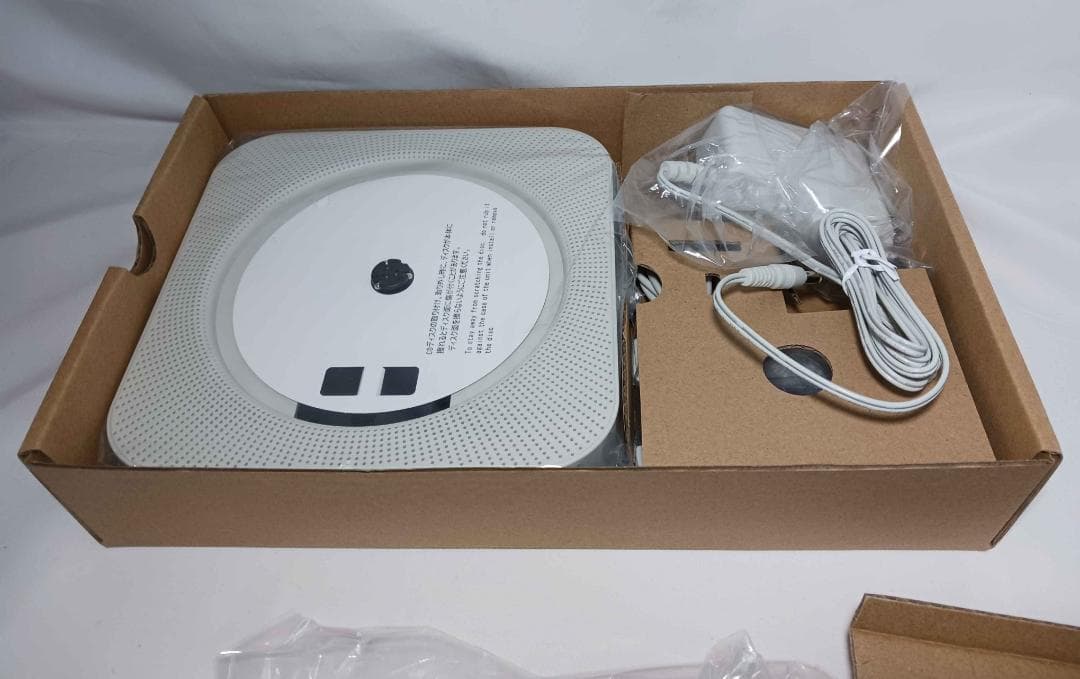 未使用品 無印良品 壁掛式CDプレーヤー CPD-4 ホワイト　２０２４年製