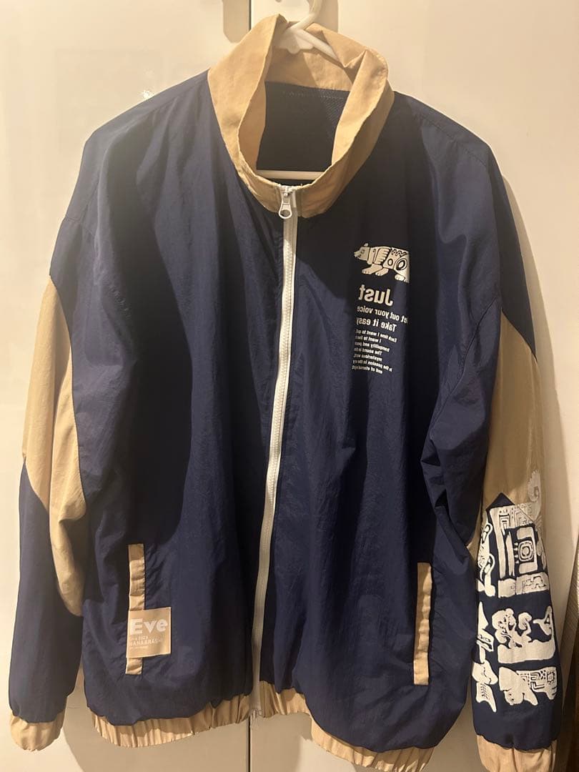 Eve 花嵐 ジップアップジャケット ネイビー Mサイズ