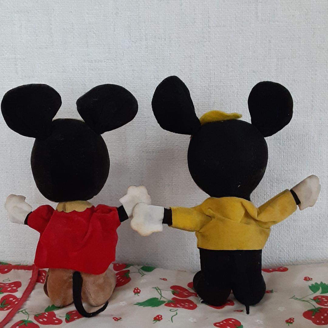 値下げ‼️ドリームペッツ  おがくず人形  ミッキーとミニーセット