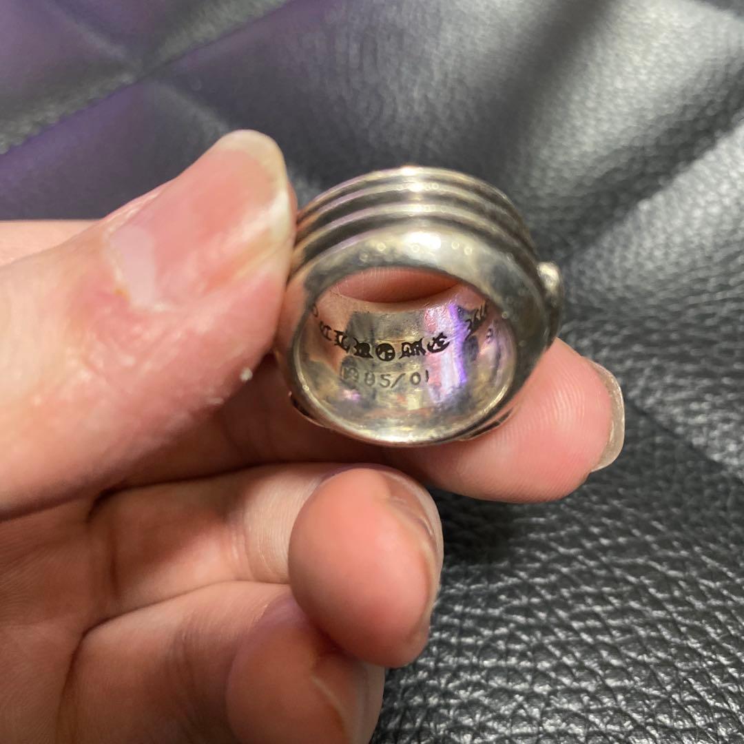 シルバー925 ダガーハート デザインリング