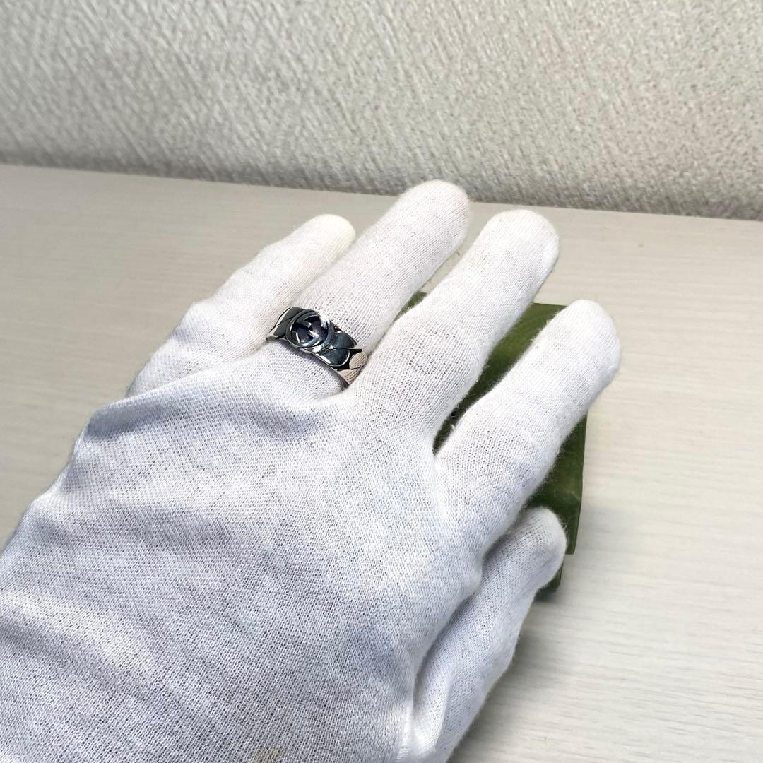 【正規品⭕️】新品 グッチ リング インターロッキングG 16号 指輪 大人気✨