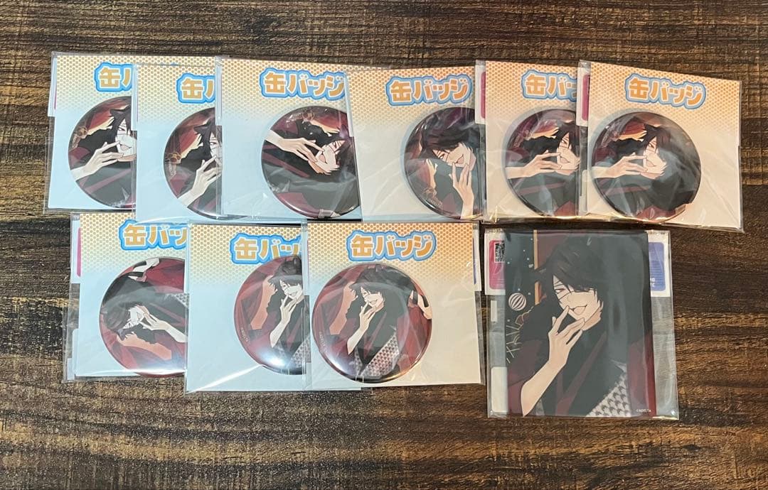 大穢　新橋　アクリルカード　缶バッジ　モダンver. eeo