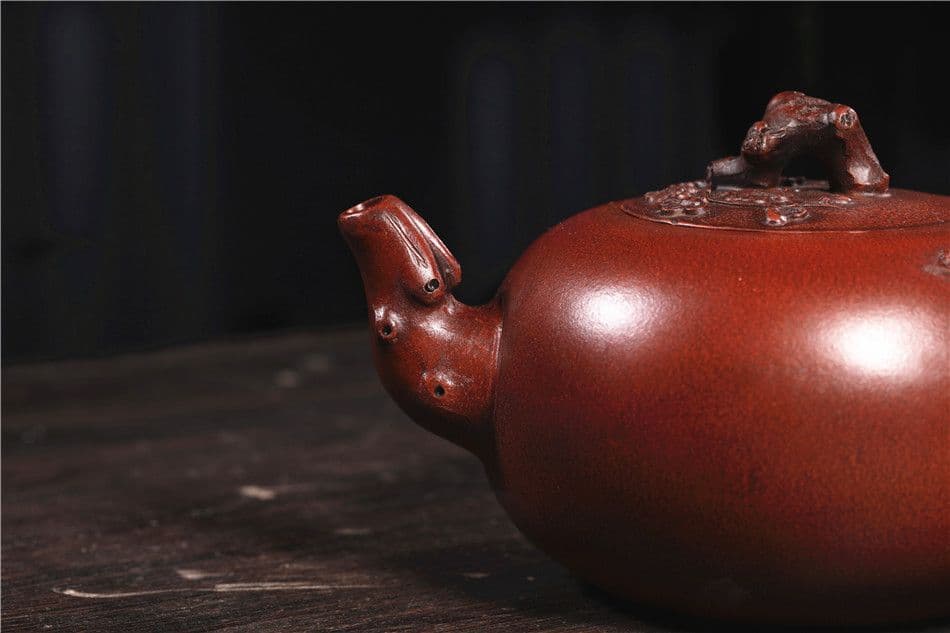 梅の花が春を告  中国古美術  紫砂壺・紫泥急須・茶壺・茶道具