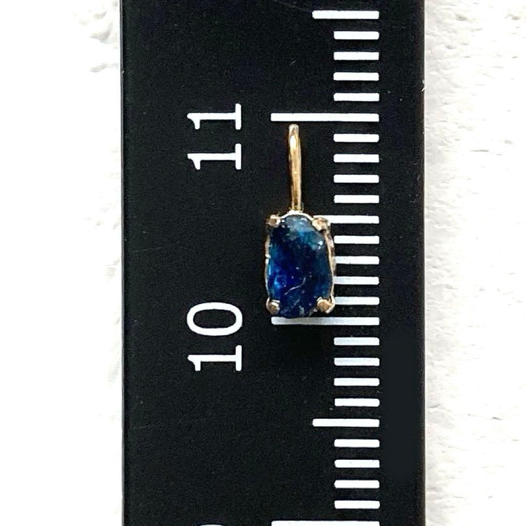 ユークレース原石10金ペンダントトップ