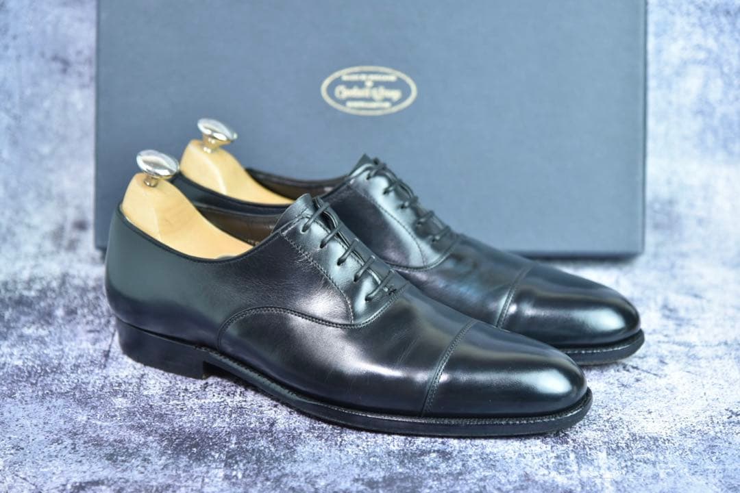 クロケット&ジョーンズ　ブルトン　5.5D　黒　349ラスト　ハンドグレード