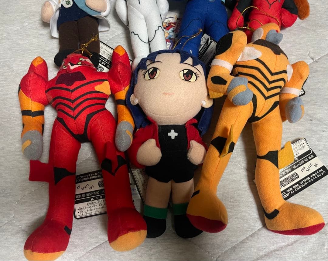 エヴァンゲリオン　セガぬいぐるみ7体セット