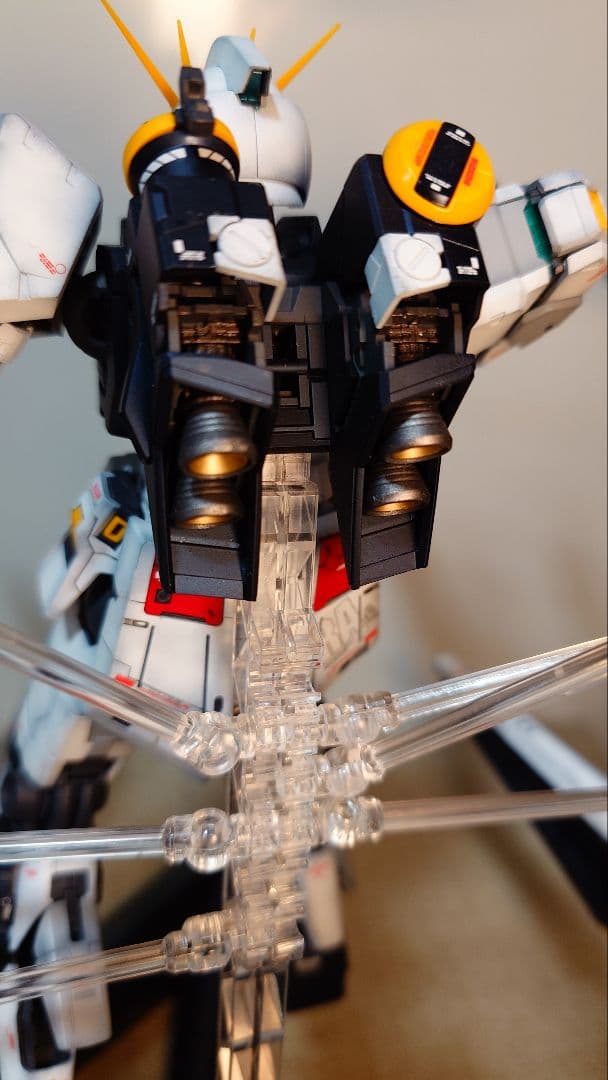 MG νガンダムver.Ka LEDライト機能付き 全塗装組立済